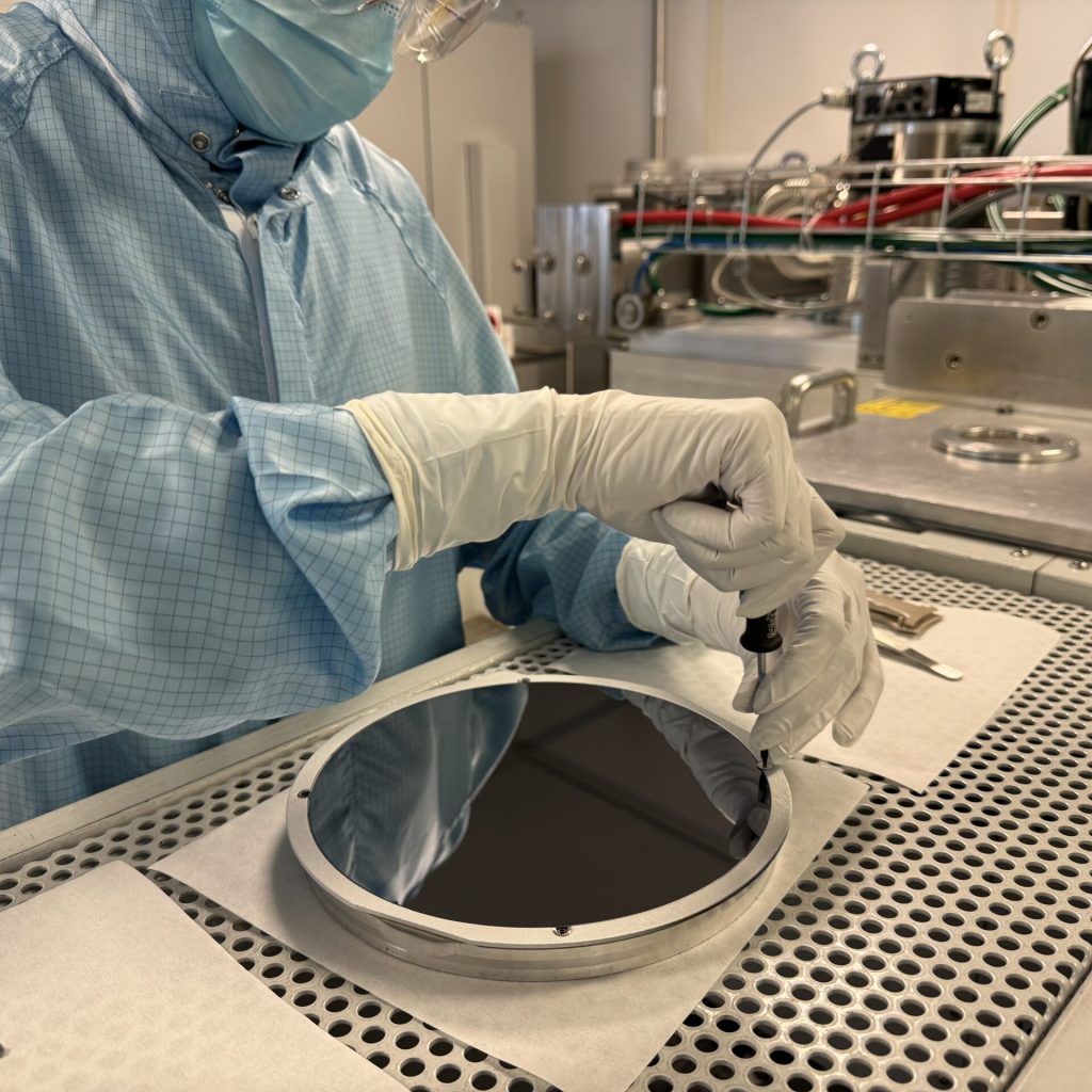 Wafer in cleanroom photo